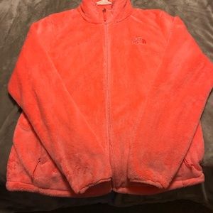 Super Soft Bright Orange/Pink North Face Jacket
